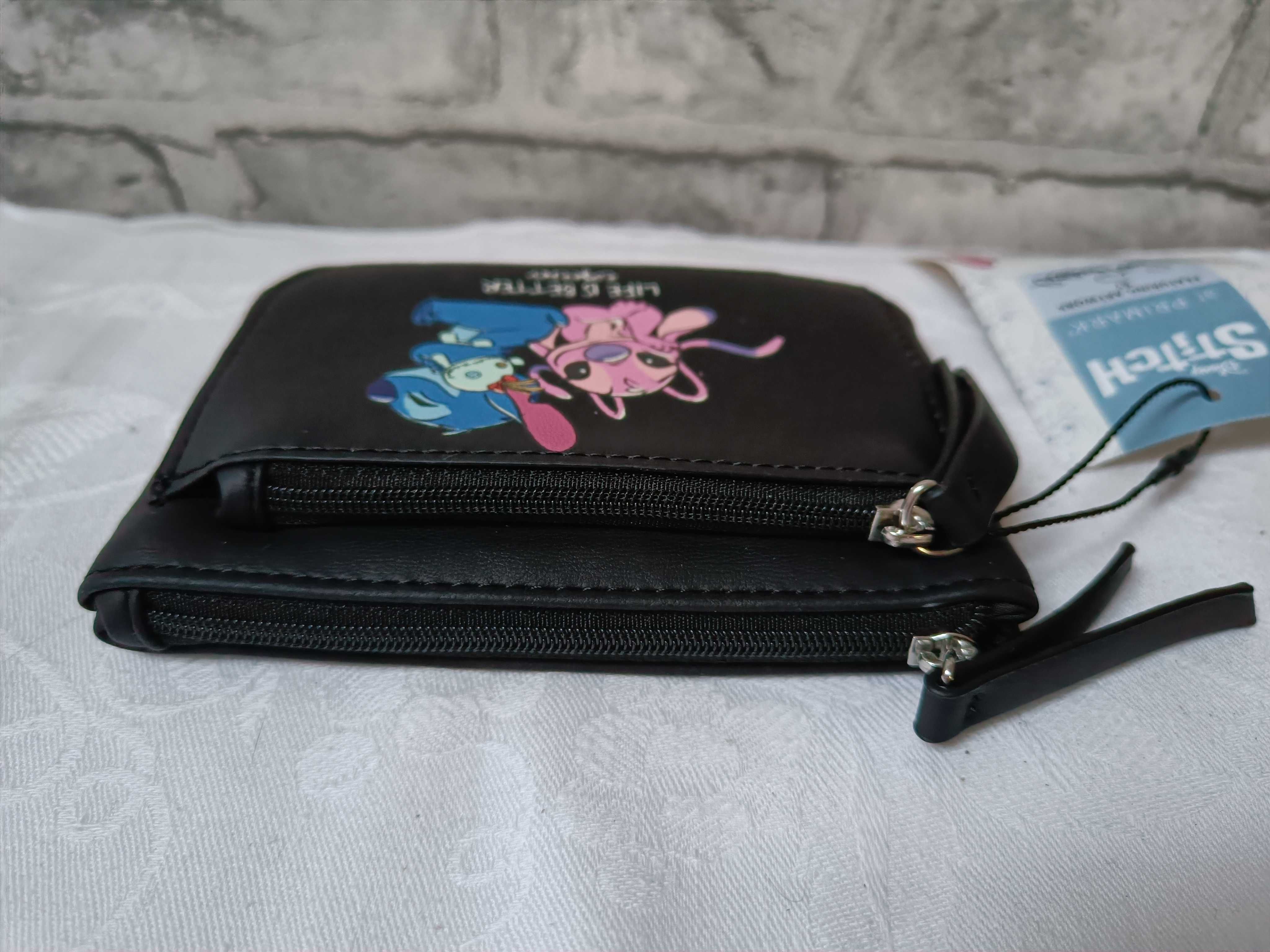 Portfelik ze skóry ekologicznej Disney Stitch PRIMARK