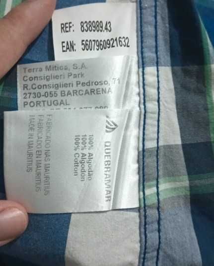 Camisa xadrez Quebramar
