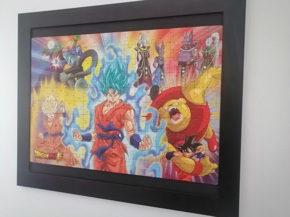 Quadro em puzzle dragon ball