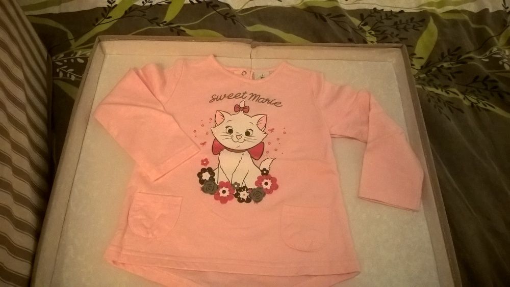 Roupa Disney Minnie Bambi Marie Aristogatos casacos pijama camisolas