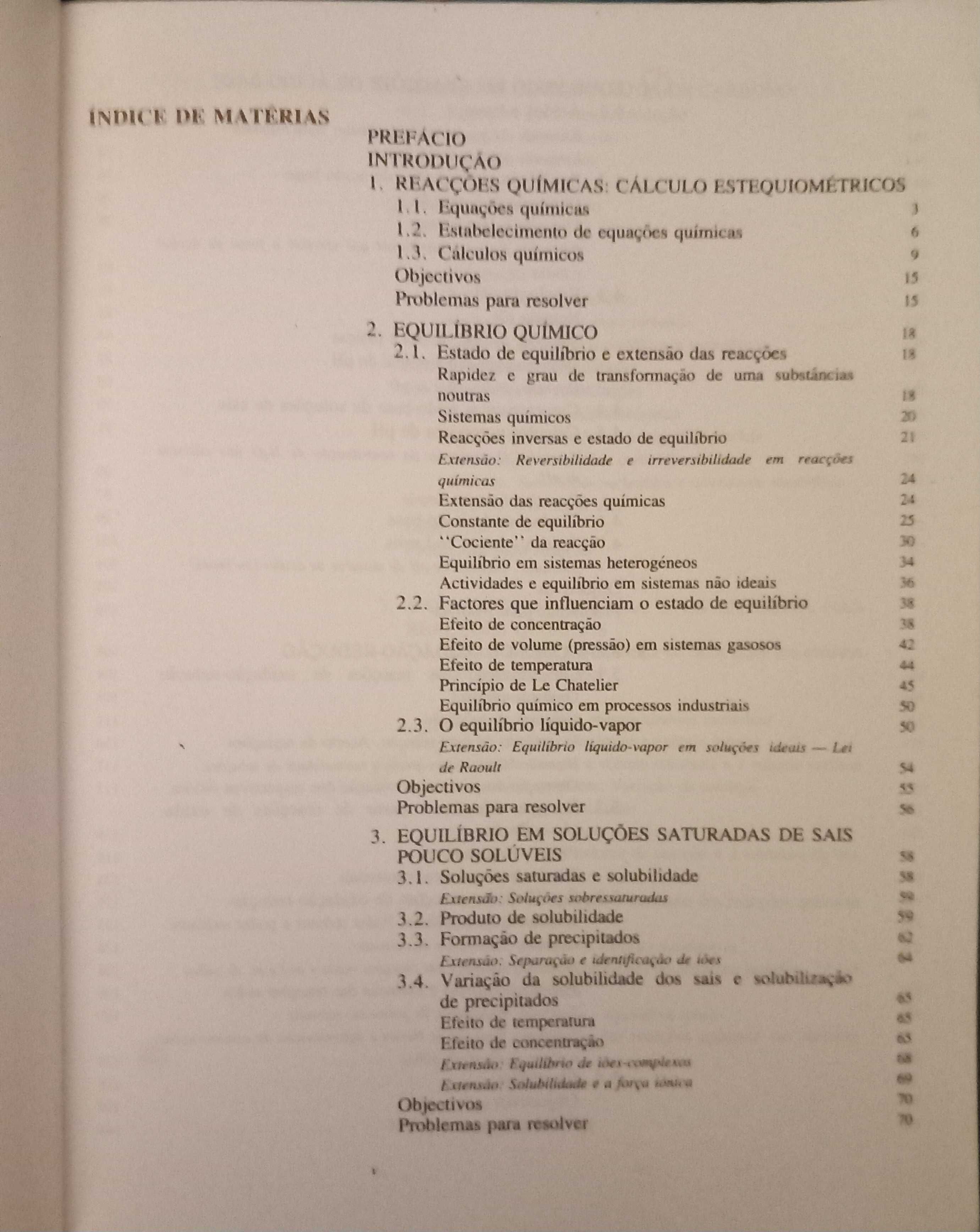 Livros Quimica - 2 vols - portes incluídos