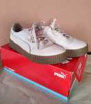 Różowe sneakersy Puma Carina L lotus mauvewood