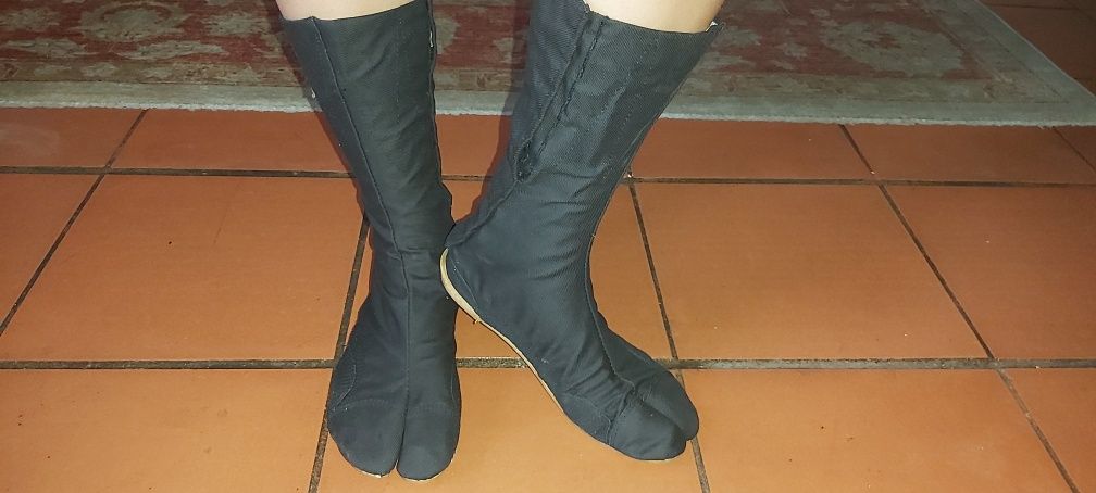 Cosplay, Anime e Mangá - Bota e Meia Bota modelo Samoray e Ninja.