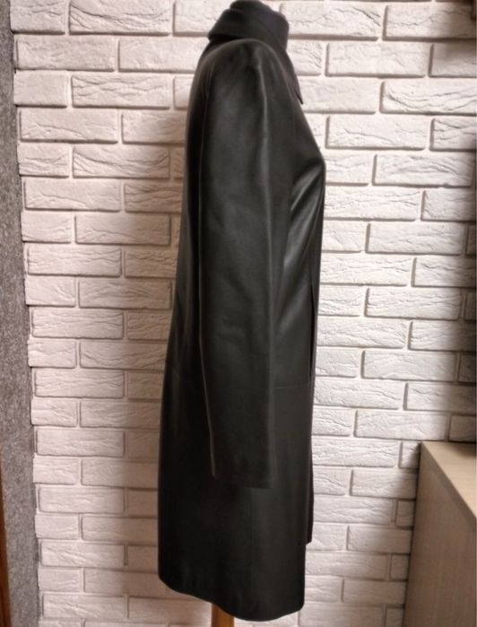 Шкіряний плащ, тренч з натуральної шкіри