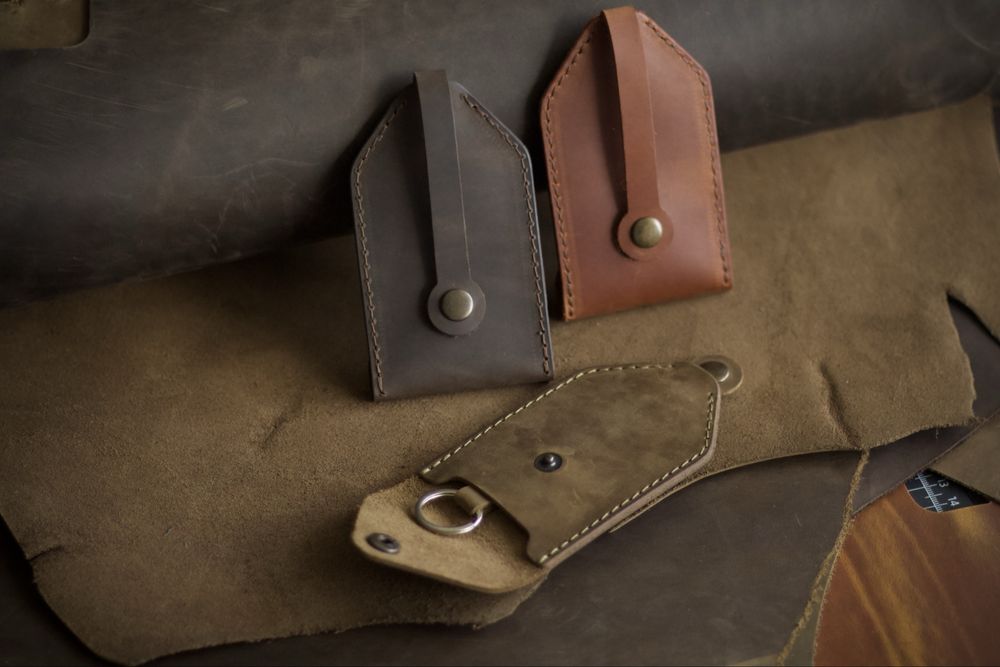 Шкіряна ключниця. Чохол для клучів. Органайзер / ключница кожа