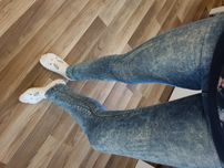 Spodnie skinny Bershka s