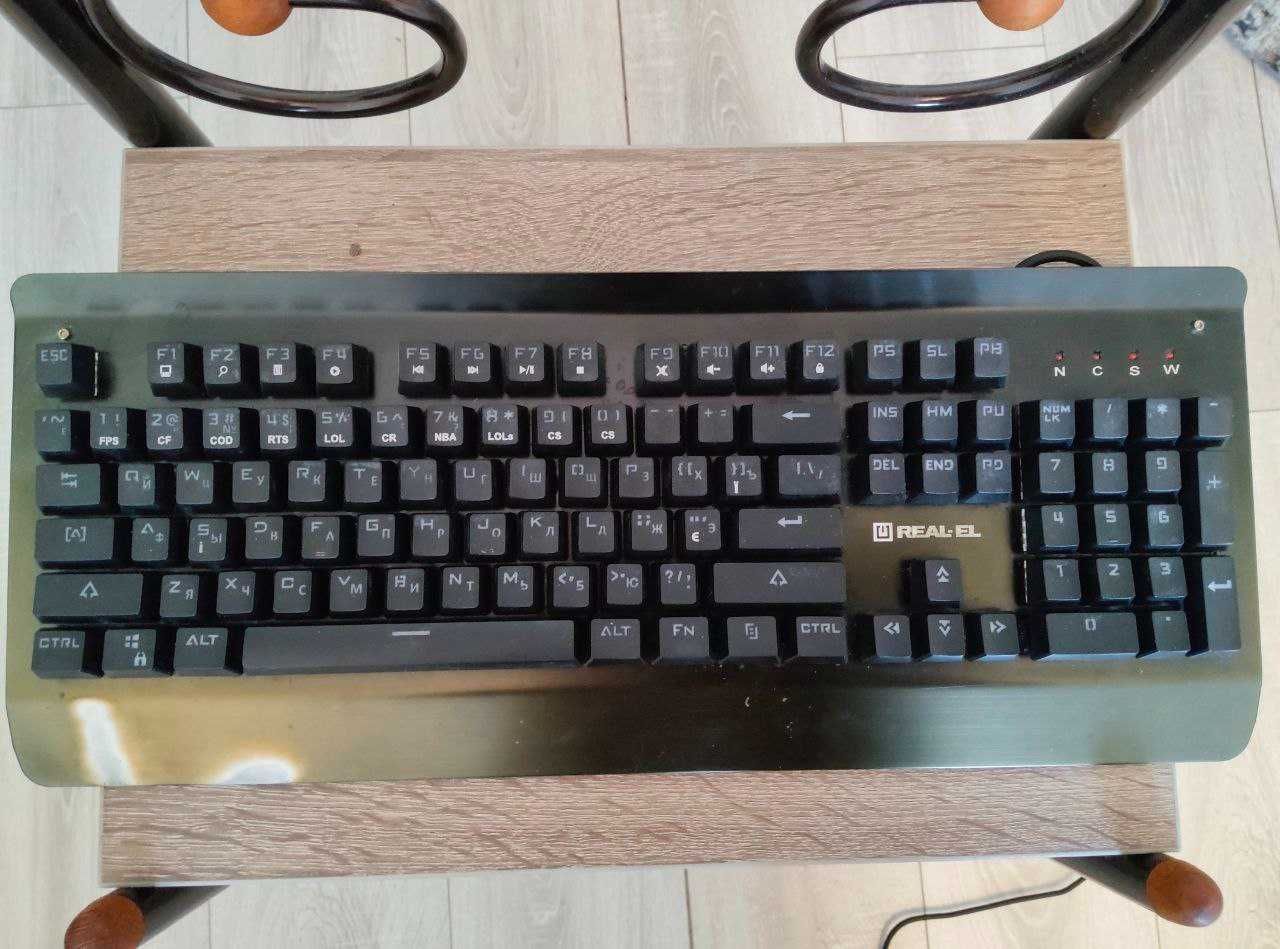 Механічна клавіатура Real-El M15 blue switch