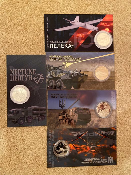 Набори монет Державні Символи України  чит опис