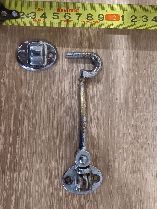 Крючок корабельный - шарнирный -поворотный Бронза ВМФ Раритет Винтаж