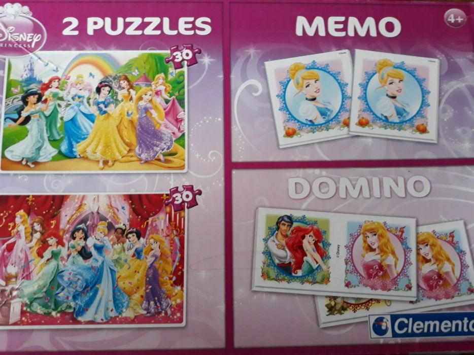 Zestaw puzzle+memo+domino