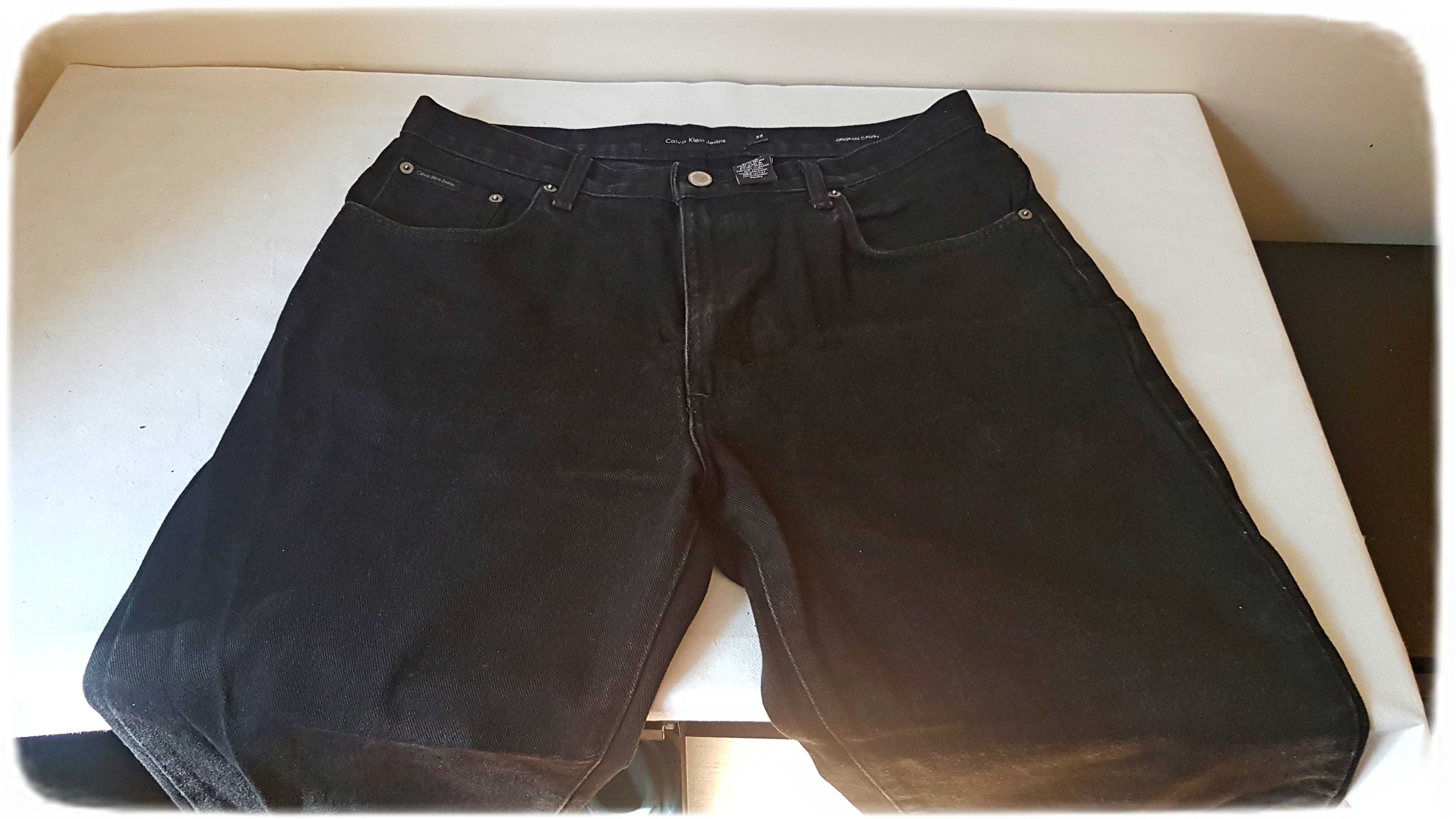 Calvin Klein Jeans, Spodnie w kolorze czarnym