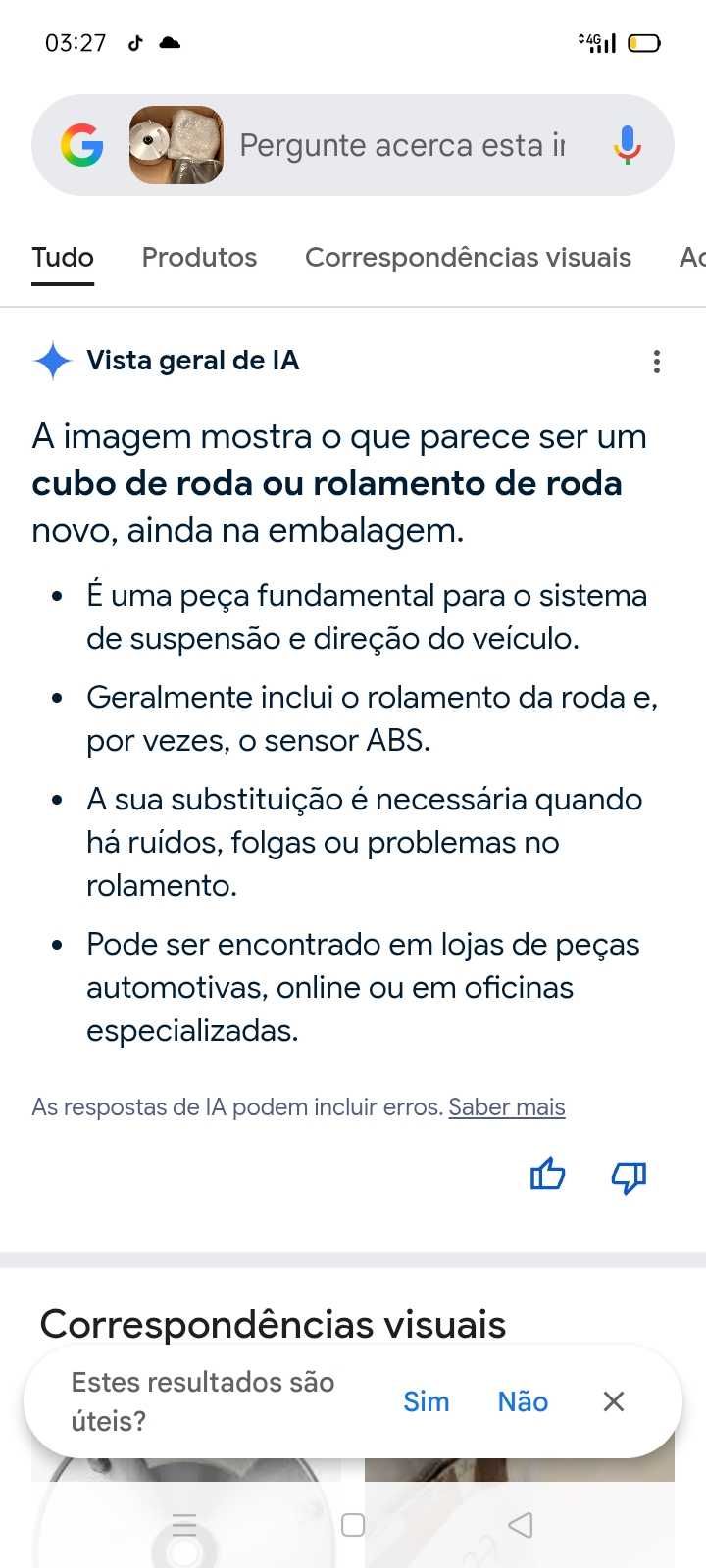 Cubo de Roda rolamento+Artigos