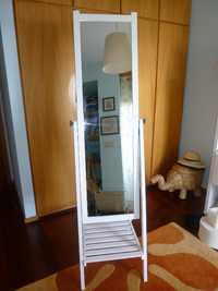 Espelho "IKEA" com base para arrumação