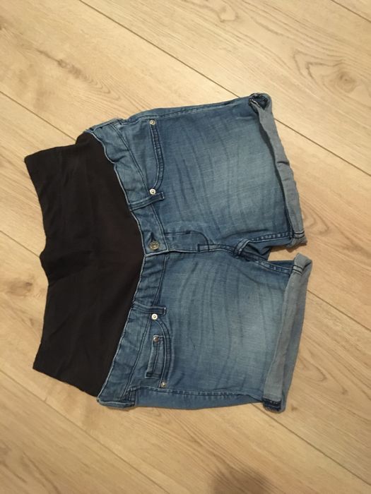 Spodenki szorty ciążowe 40 L jeansy h&m