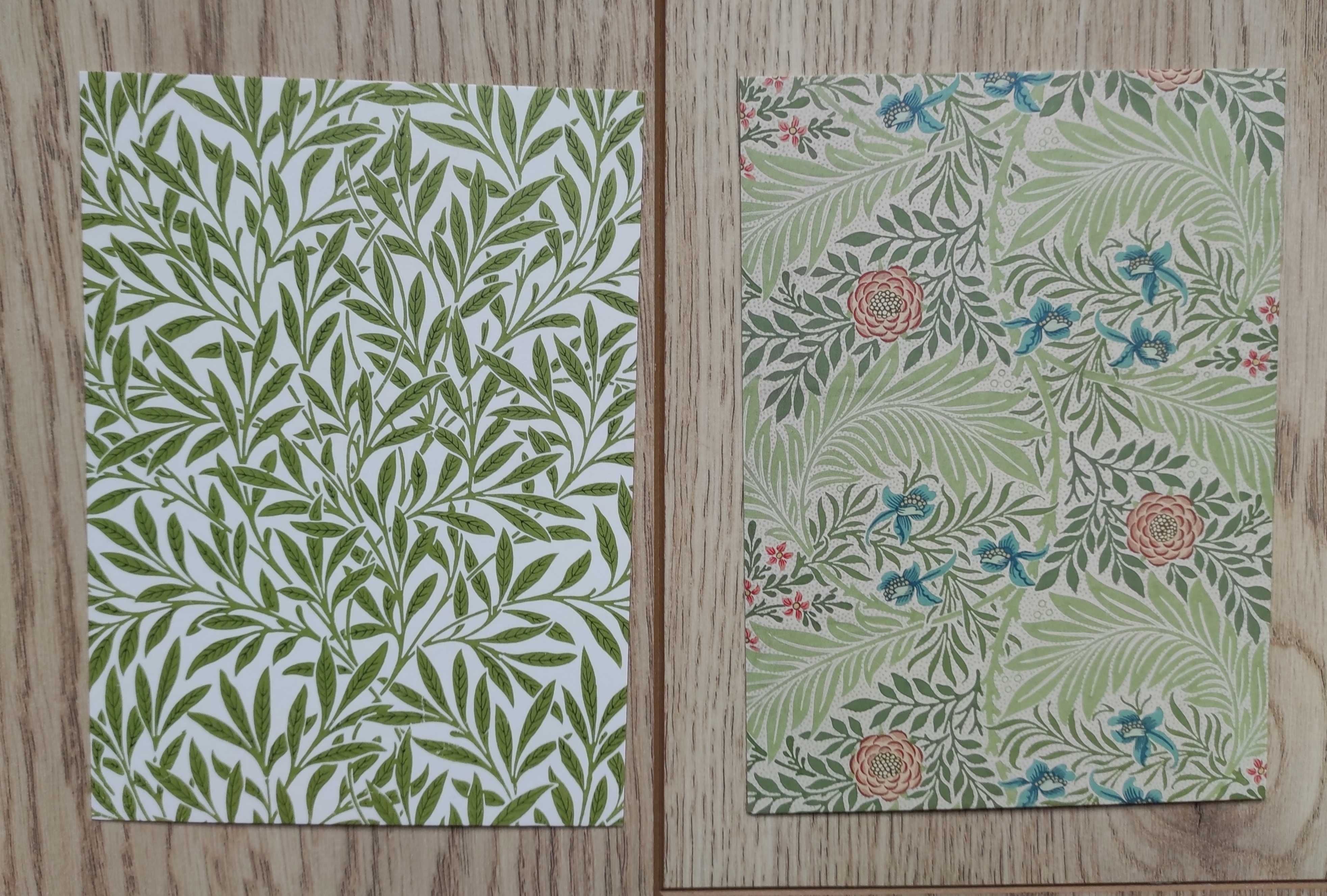 Pocztówki a la William Morris