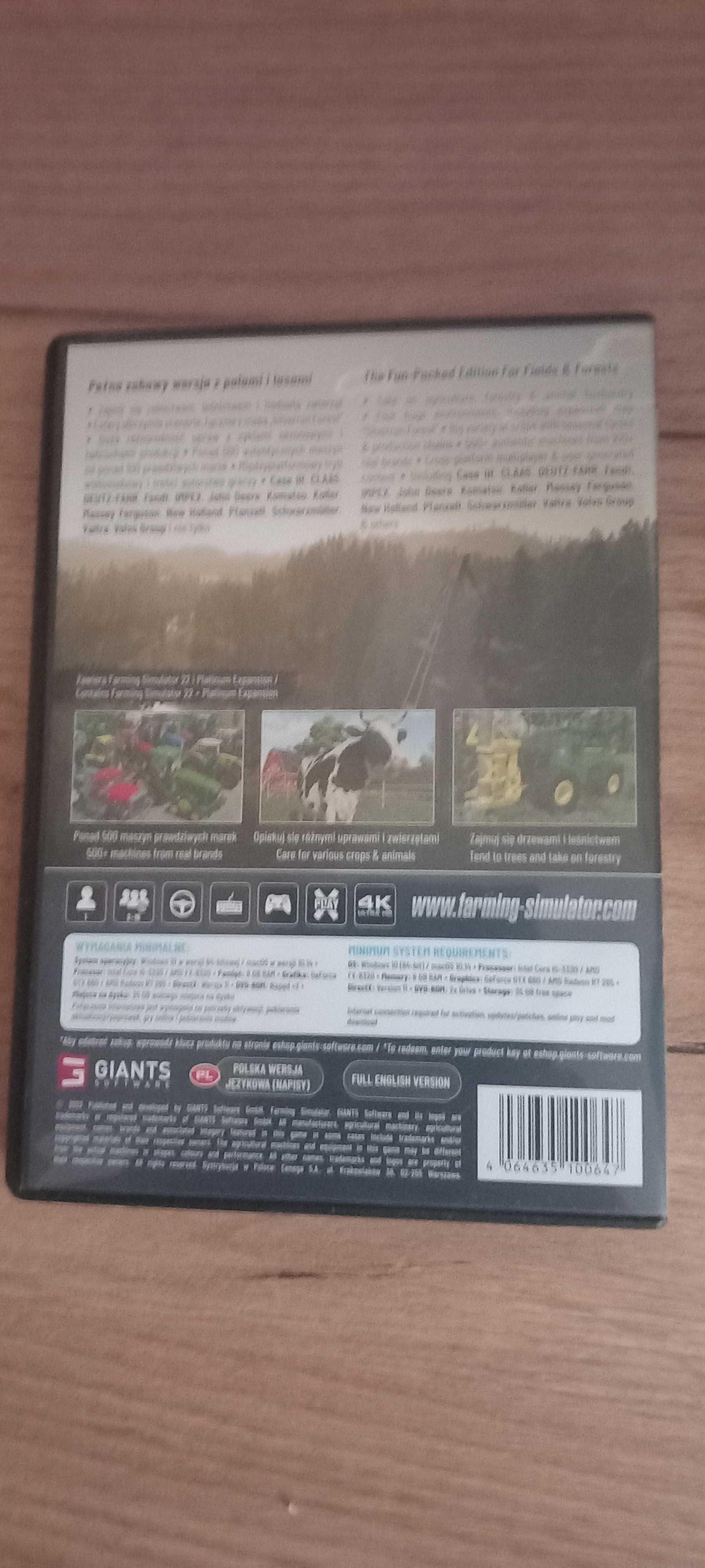 Sprzedam grę na pc Farming simulator 2022 Platinum Edition