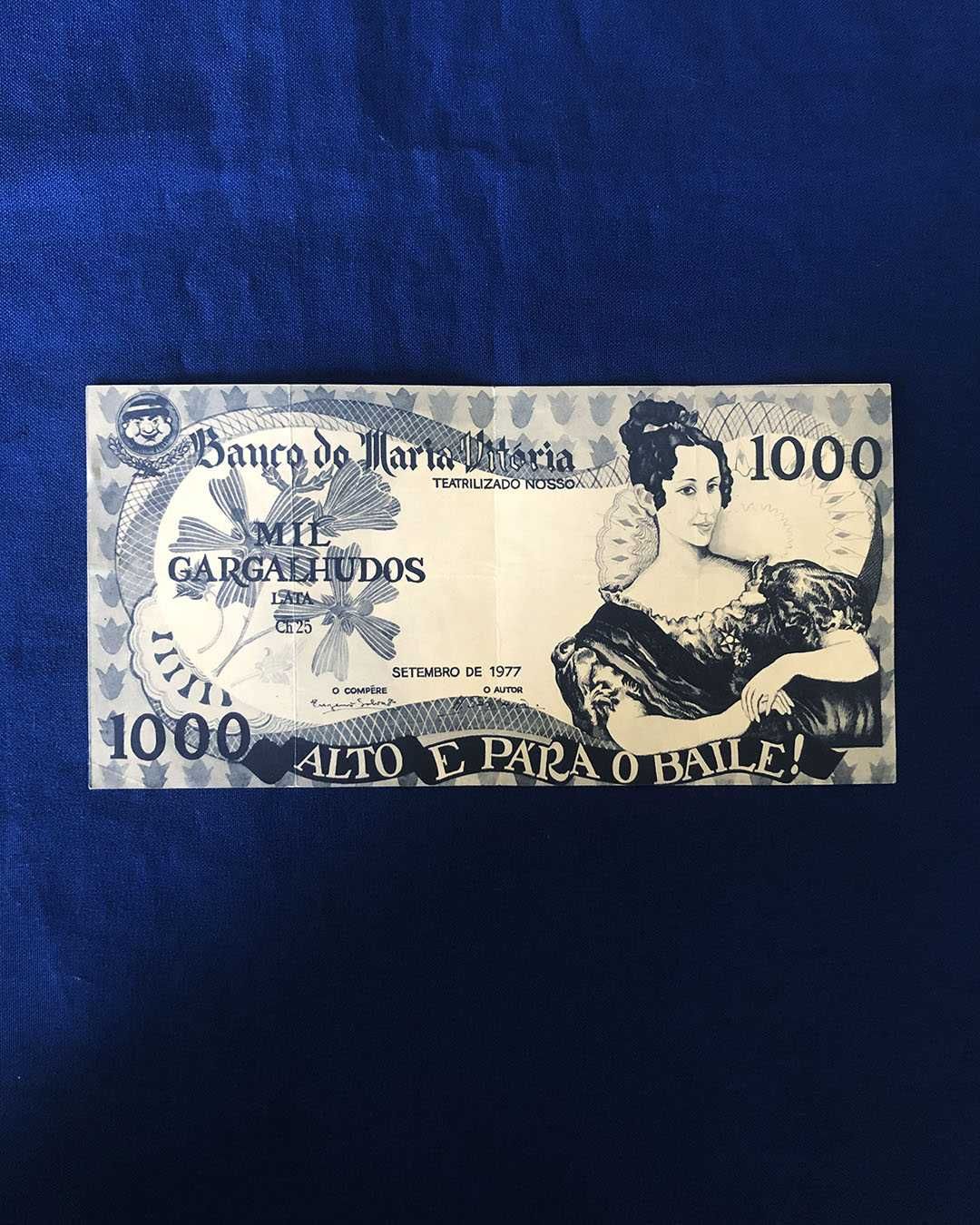 Teatro Maria Vitória NOTA MIL Gargalhufos - ALTO E PÁRA O BAILE - 1977
