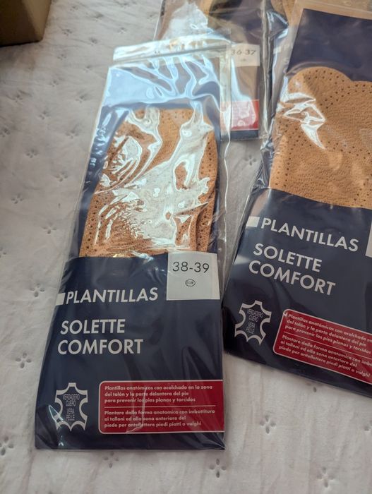 Wkładki do butów Plantillas Solette Comfort różne rozmiary