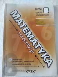 Matematyka , książka korepetycje klasa 8