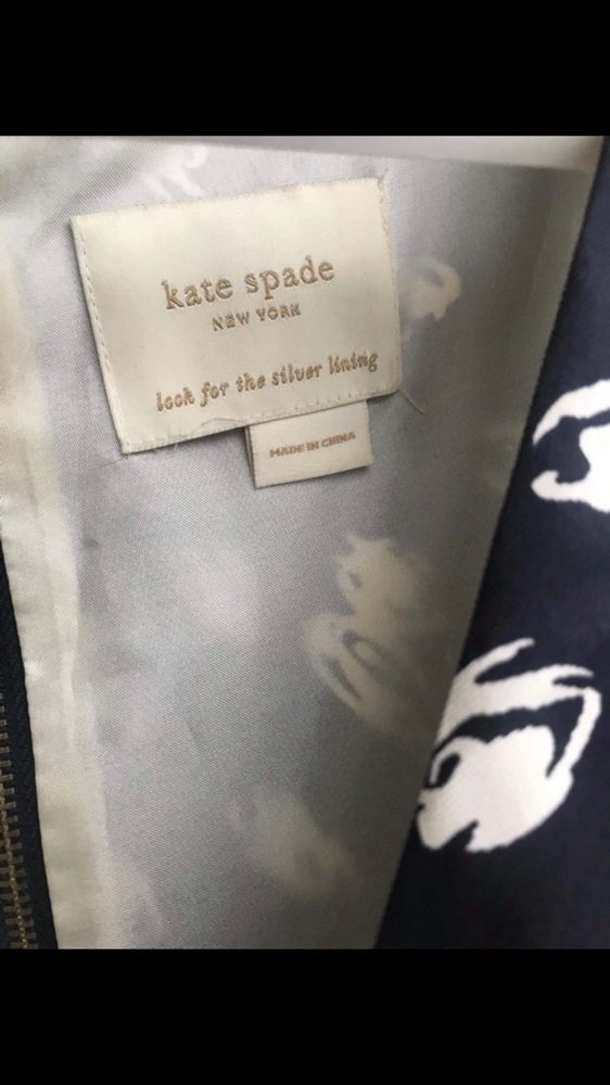 Kate Spade oryginalna sukienka premium silk jedwab jedwabna