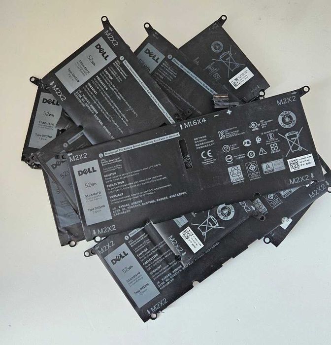 Батарея АКБ Dell XPS 13 9370 9380 DXGH8  7.6V 52Wh