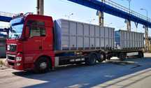 Transport kontenerów hakowcem hakowych usługi transportowe przewóz