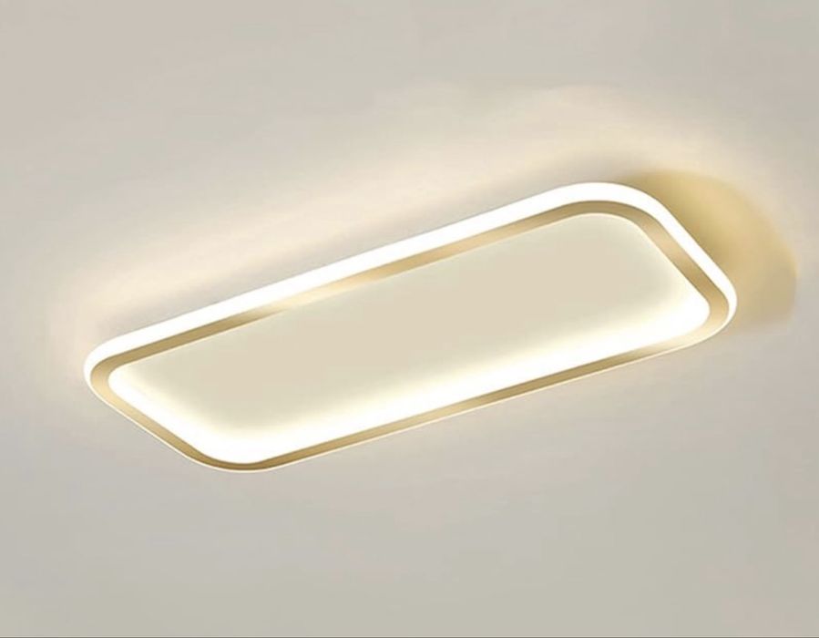 KRIPINC Prostokątna lampa sufitowa LED
