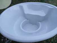 Niecka wkład Balia okrągła bania Jacuzzi Basen oczko wodne beczka