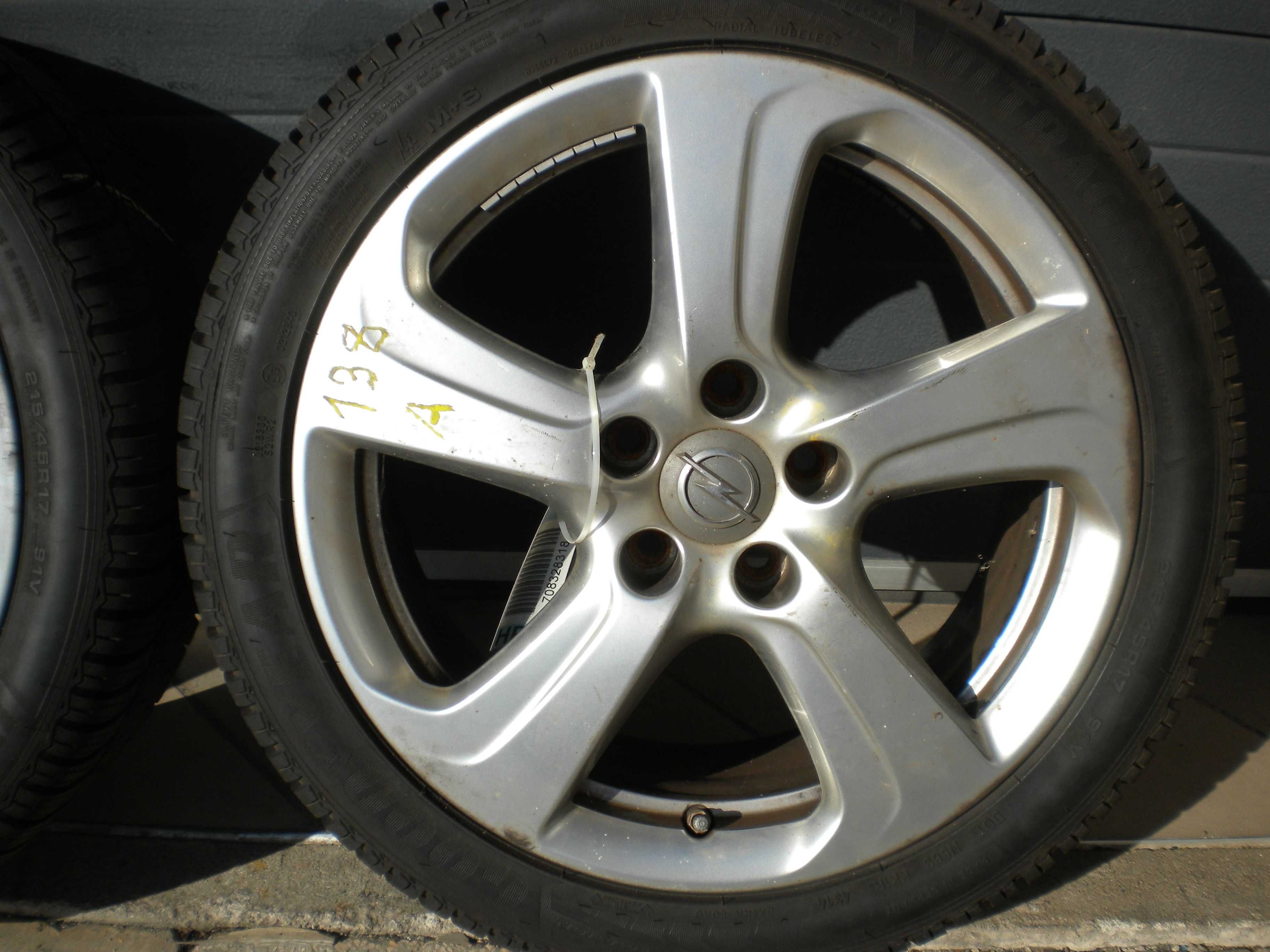 ! Koła zimowe fabryczne 17 5x110 Opel Adam S Corsa D E OPC TPMS