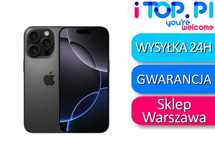 iPhone 16 Pro MAX 256gb eSIM Czarny - JAK NOWY BATERIA 100% Sklep iTop