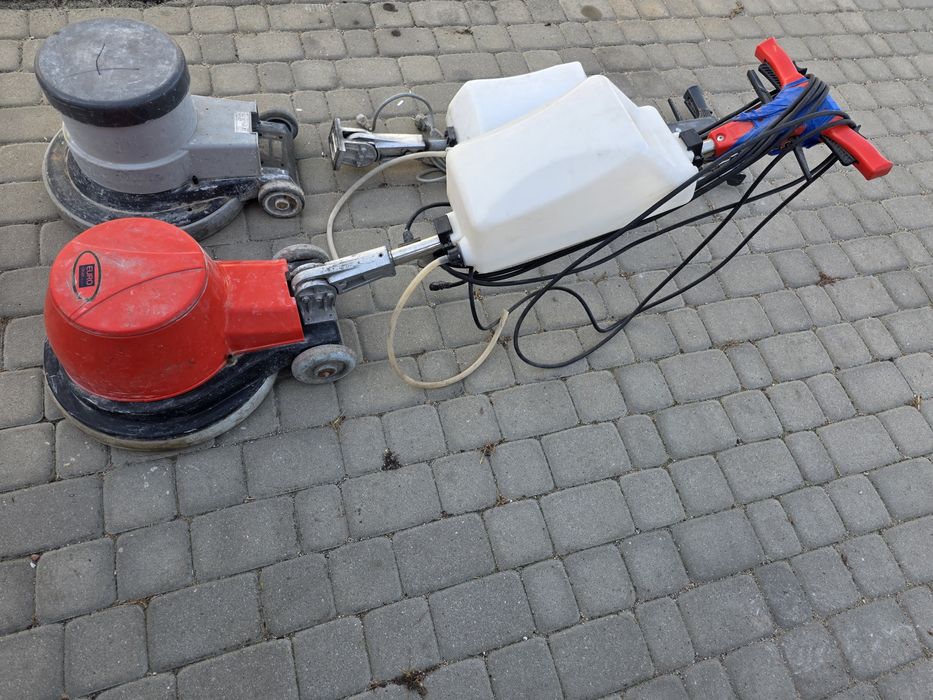 2 szorowarki, maszyny jednotarczowe