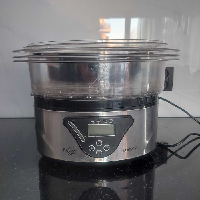 Parowar Clatronic DG3271 - mało używany, 1 wł, bez uszkodzeń