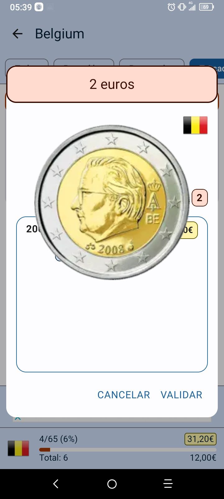 Moedas colecção 2 €