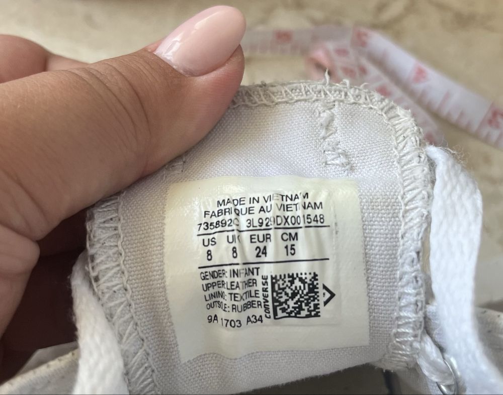 Дитячі кеди Converse оригінальні