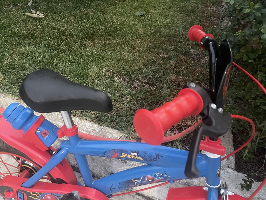 Bicicleta criança menino Homem aranha roda 14’’