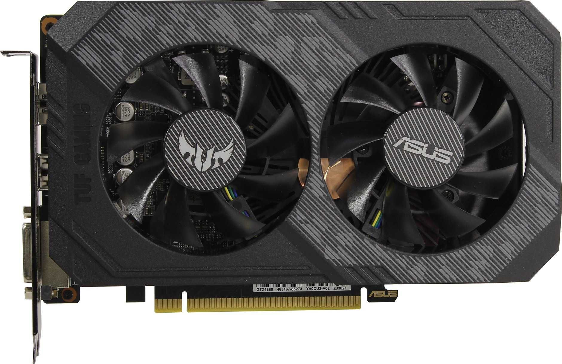 Asus PCI-Ex GeForce GTX 1660 TUF Gaming OC Edition 6GB GDDR5 (192bit)