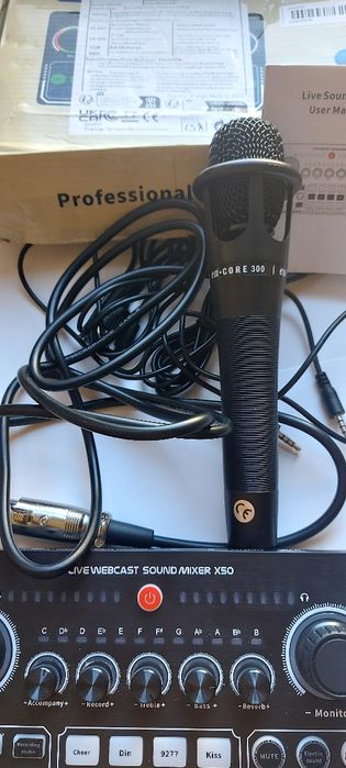 Звуковая карта для  стрима.  Sound Mixer x50 Новая.