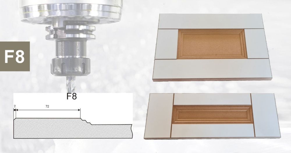 Usługi CNC, Frezowane fronty MDF,   wycinanie, ażury , panele