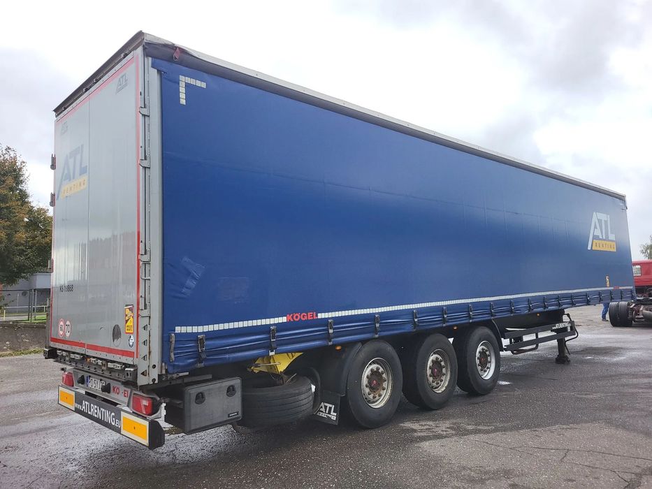 Kögel SN 24  Naczepa kurtynowa. Dobry stan techniczny!