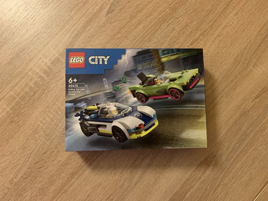 Nowe LEGO City - Pościg radiowozu za muscle carem 60415