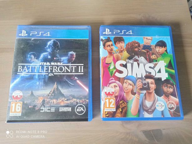 Gry na PS4 Sims4 i Battlefront II