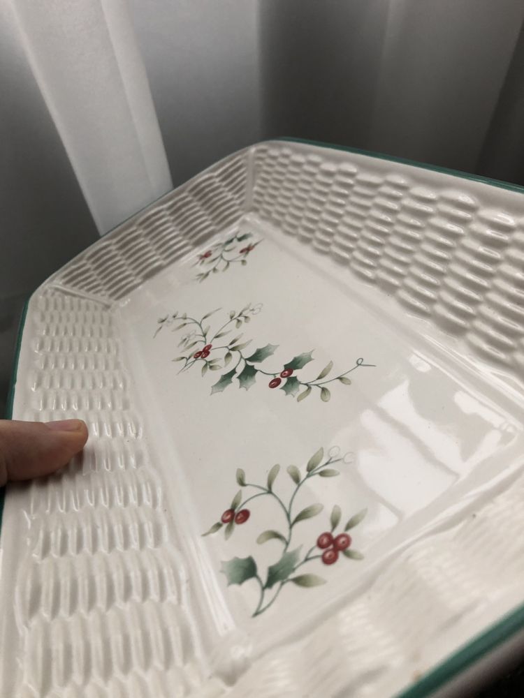 Porcelana swiateczna 2 szt Pgaltzgraff Copyright USA