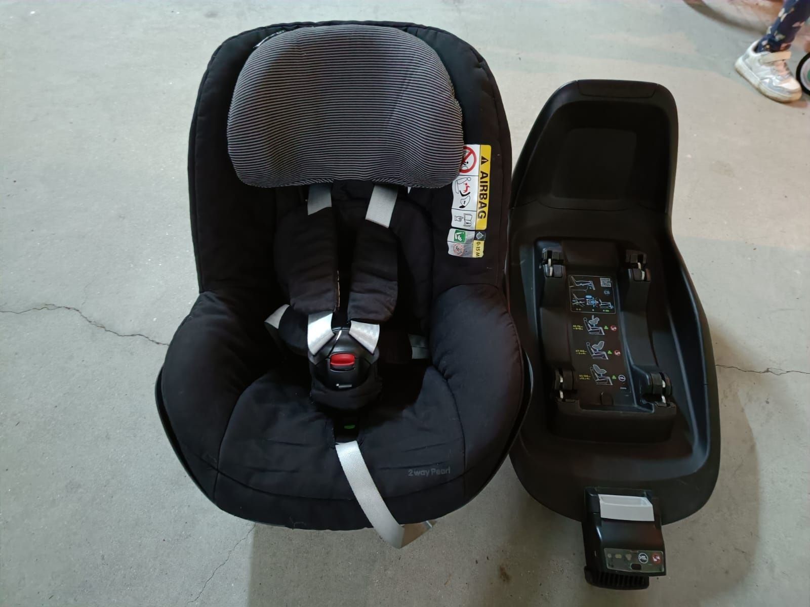 Cadeira Auto 2WayPearl + Isofix 2wayFix