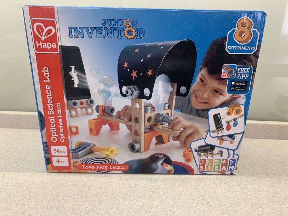 Hape Junior Inventor Оптическая лаборатория 54 детали