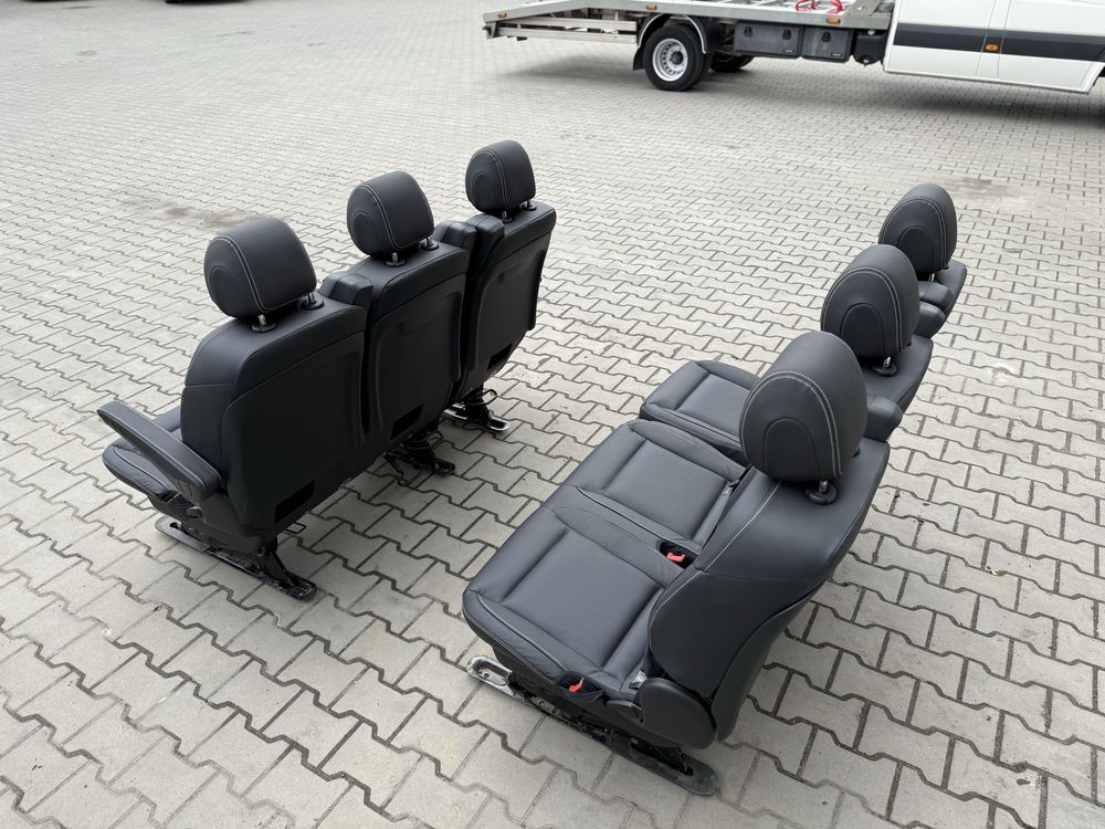 Сидіння сидение сидушка трійка тройка шкіра логано V-class Віто Vito