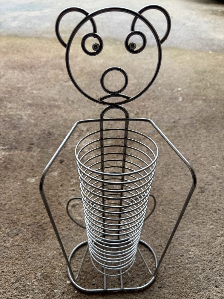 Porta CD em inox Forma de animal