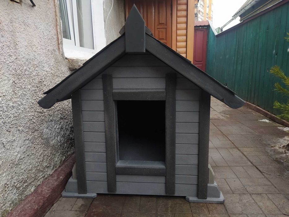 Утепленная будка для большой собаки ( большая буда )