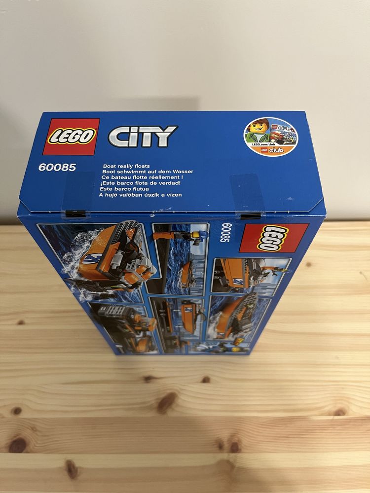 LEGO City 60085 Terenówka z motorówką Nowe