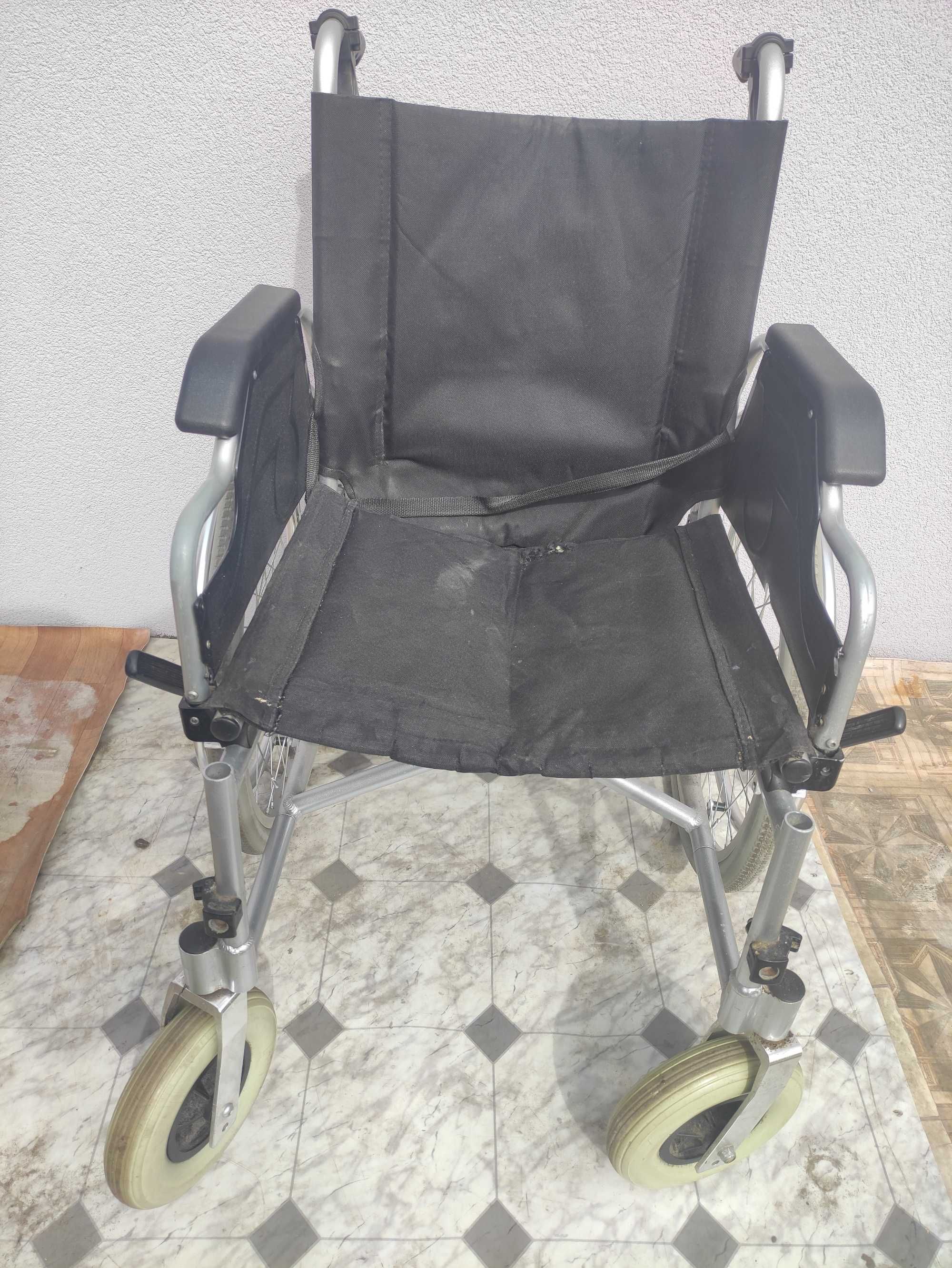 Wózek inwalidzki aluminiowy do 100 kg, rehabilitacyjny