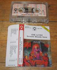 DEATH Scream Bloody Gore 1987 MC Kaseta Morbid Angel Immolation Vader